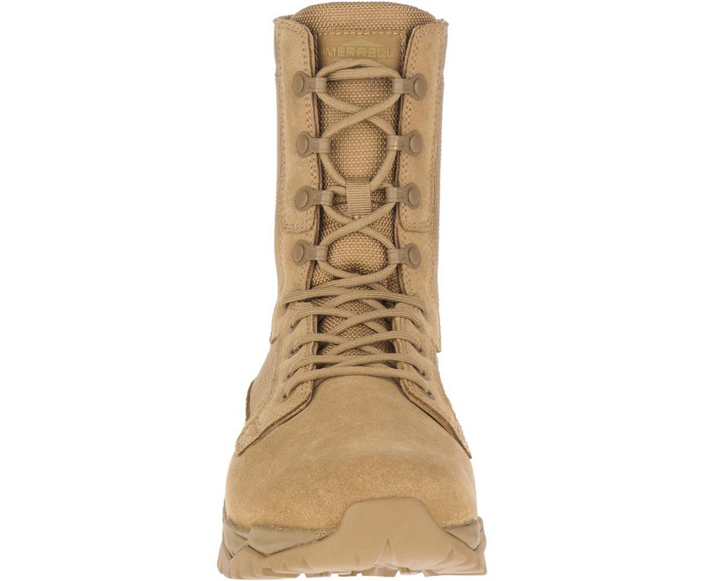 Merrell Boots Khaki - MQC 2 Tactical Wide Width - Mens 87HGQRIDY